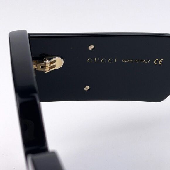 BRAND NEW Gucci GG0956S 003 Oversized Black Grey LOGO Women Sunglasses - Picture 9 of 11
